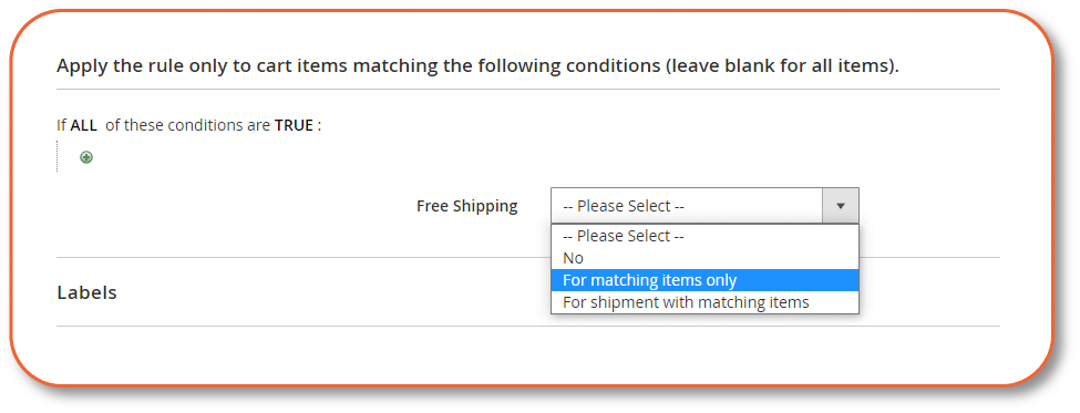 apply the rule to cart items